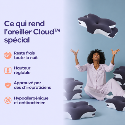 NeuroPillow Nuage — Oreiller Cervical Ergonomique