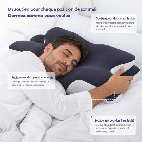 NeuroPillow Japonais Oreiller Ergonomique