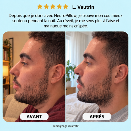 NeuroPillow Japonais Oreiller Ergonomique